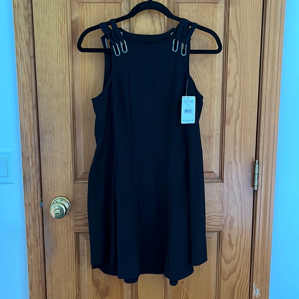 NWT free people black dress size xs
